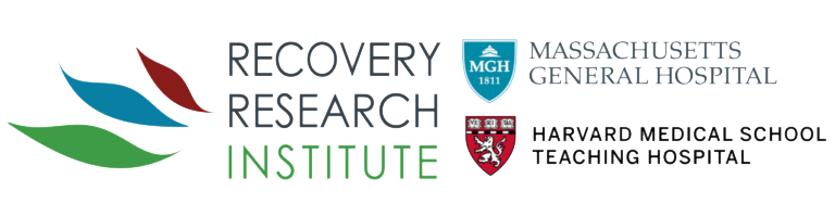 Recovery Research Institute, Massachusetts General Hospital and Harvard Medical School logos